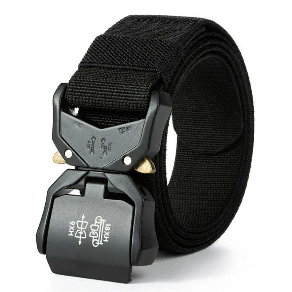 New Tactical Belt Quick Release Elastic Belt Casual Tooling Training Belt Men's Trousers Belt