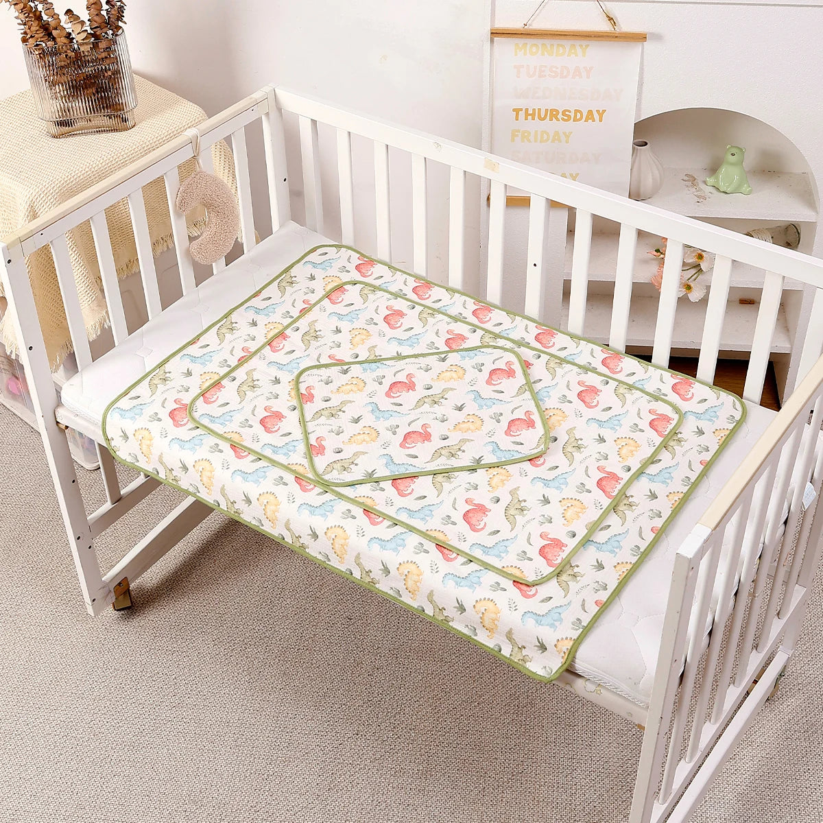 Elinfant S/M/L Size Portable Diaper Changing Mat,Waterproof Foldable Baby Changing Pad,Bedding, Mattress, Replacement cover