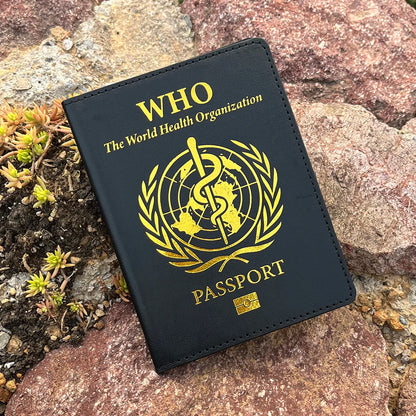 World Health Organization Passport Cover Travel Case for Passports Worldwide Health Organization