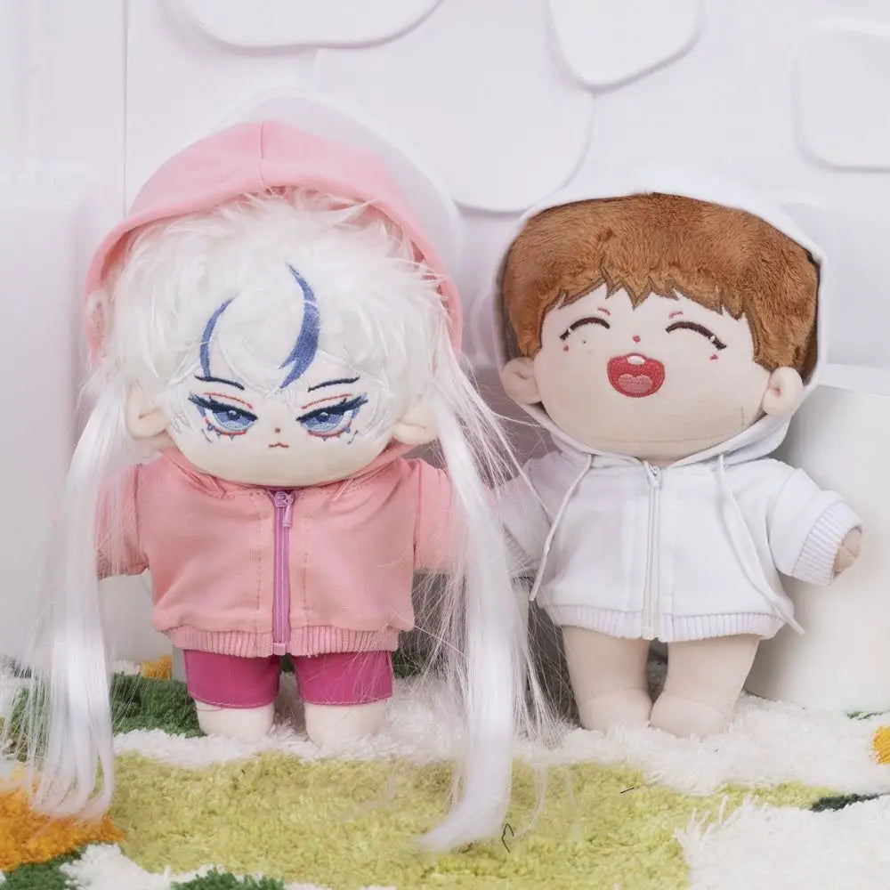 New 20cm Cotton Doll Cloth Fashion Multistyles Hoodie Clothes Cute Mini High Quality Casual Wears Clothes Accessories