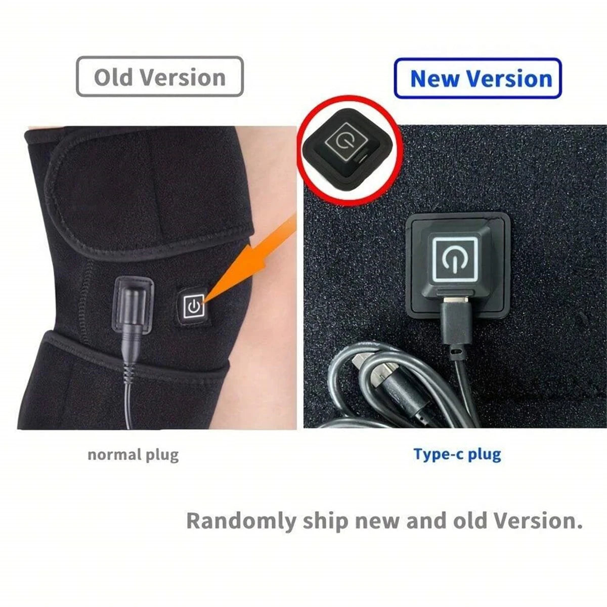 Heated And Vibrating Knee Massage Pad, heated knee massager - knee relaxation and warmth