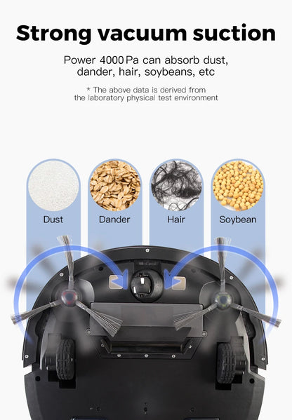 New Smart Robot Vacuum Cleaner Wifi App control,180ml Water Tank Home Appliances Electric Cleaning Tools Robotic Vacuum Cleaners