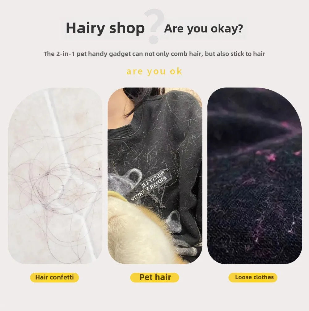 Reusable Lint Remover Washable Silicone Dust Wiper Cat Dog Comb Tool Pet Hair Remover Cleaning Brush Tools Sticky Roller Brush