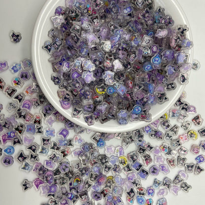 Chiikawa acrylic DIY accessories animation peripheral acrylic accessories Xiaobawusaqi flying cat and mouse accessories pendant