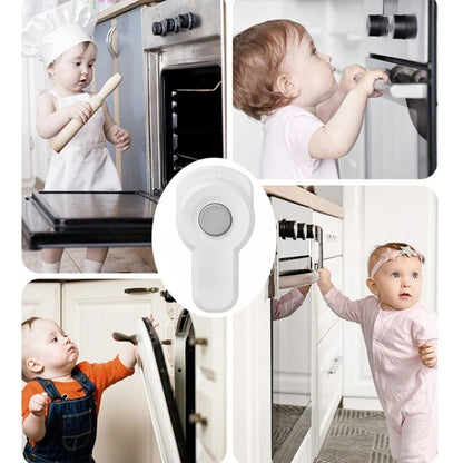 Oven Front Lock Childproof Cabinet Cupboard Lock Refrigerator Lock for Kids Safety Oven Lock Easy Installation A2UB