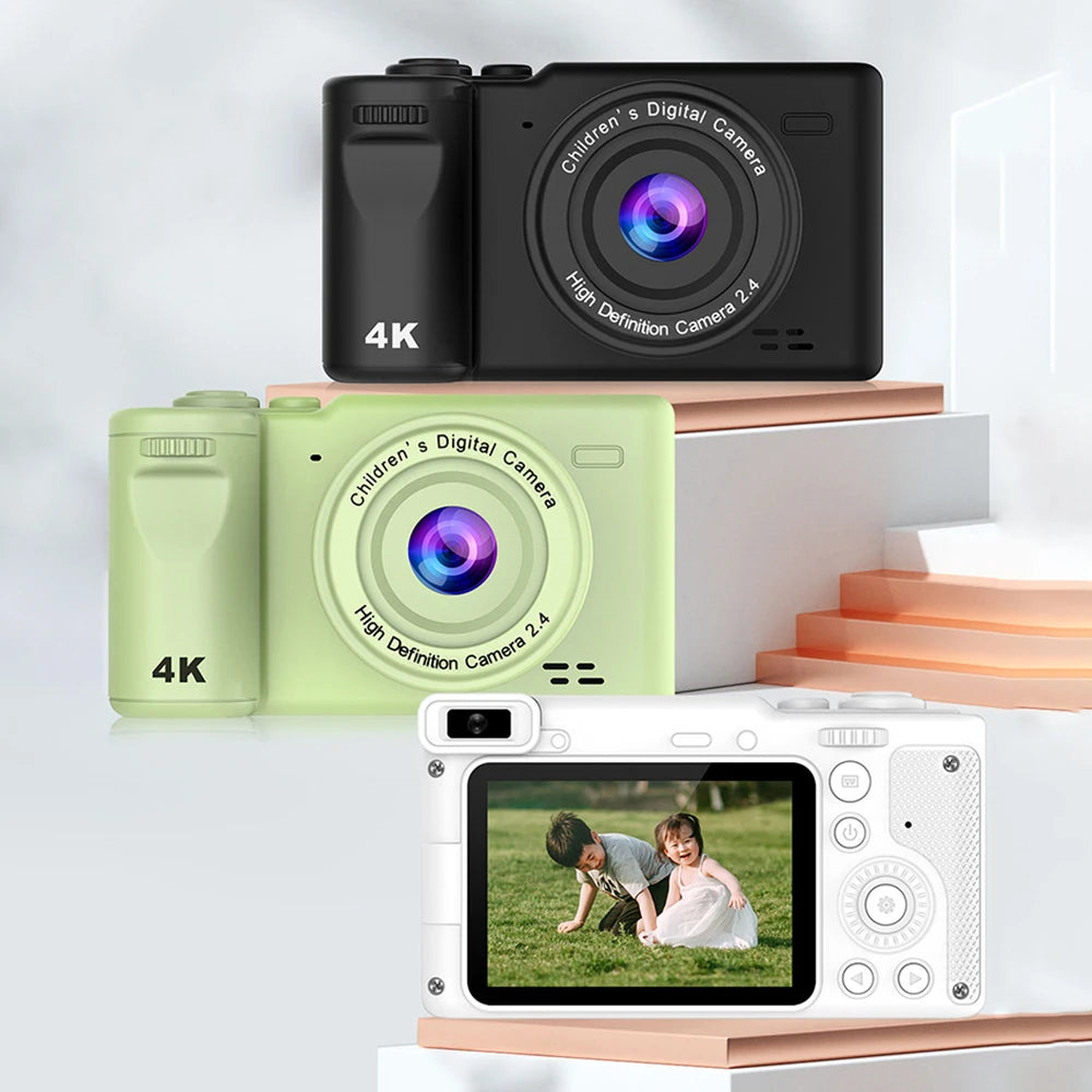 HD 50MP Digital Camera Autofocus Vlogging Camera with 2.4" Large Screen Camcorder Camera For kids Beginner Camera 8x Dual Camera