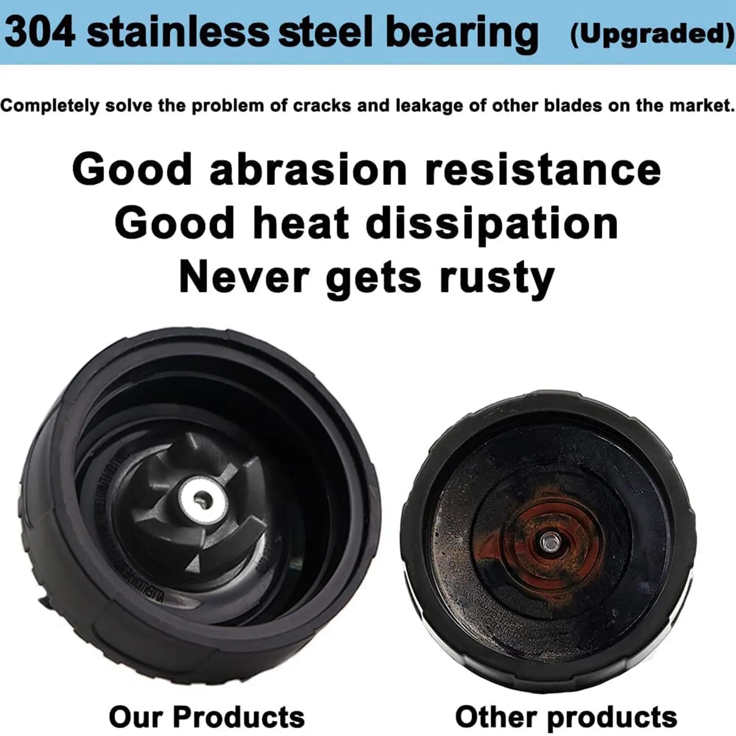 5 Fins Blender Blade for Blender QB3000, QB3000SSW-30, QB3000QR-30, QB3001SS-30, QB3000QBK, QB3004, QB3005-A07G