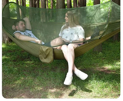 Camping hammock with mosquito net sleeping tent hammock suitable for camping hammock outdoor furniture garden leisure hammock