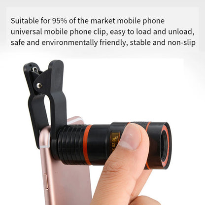 Professional Phone Camera Lens Kit For Smartphones Includes 8x Super Macro Lens External Cellphones Lens Telephoto Lens