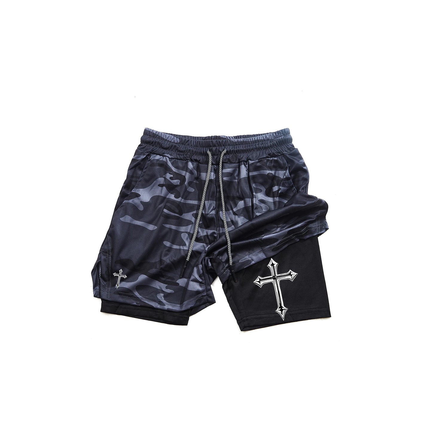 Anime Cross Men's Sports Shorts Breathable Sports Shorts Summer Sports Fitness Running Shorts