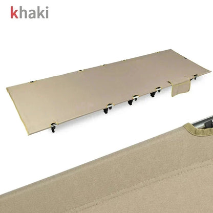 Outdoor Lightweight Folding Bed Portable Camping Bed Simple Military Bed Accompanying Lunch Bed Camping Simple Leisure Bed