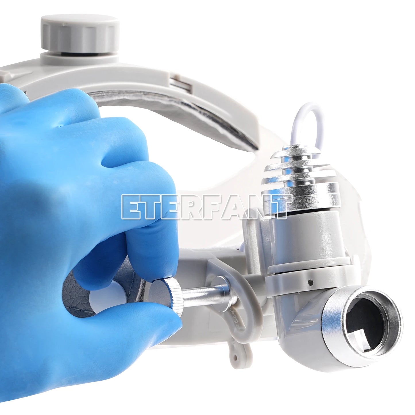 ETERFANT 10W LED Dental Medical Headband Head Light Good Light Spot ENT Specific Headlamp Ajustable