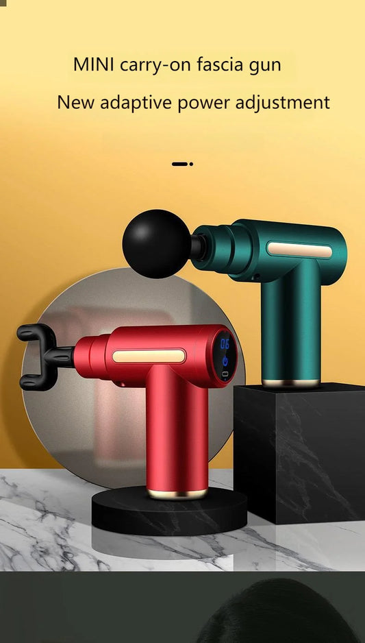 Upgraded Portable Massage Gun - Deep Tissue Muscle Relief, USB Rechargeable Battery, Ideal For Back & Neck,Gift For Everyone