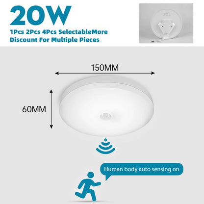 Smart Sensor LED Light Ceiling Lamp Modern Home Indoor Aisle LED Hanging Fixture Induction Lighting Living Room Luminaire Lamps