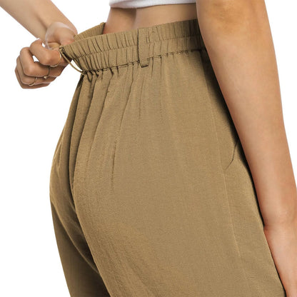 Womens Casual Wide Leg Pants High Waisted Button Down Straight Long Trousers Palazzo Pants Elegant Woman Flared Pants Youthful