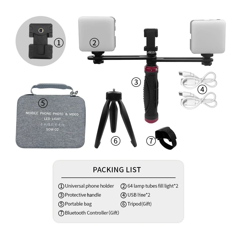 LED Dental Treatment Light Brightness Adjustable Oral Filling Flash Light Cell Phone Photography Lamp Dentistry Equipment