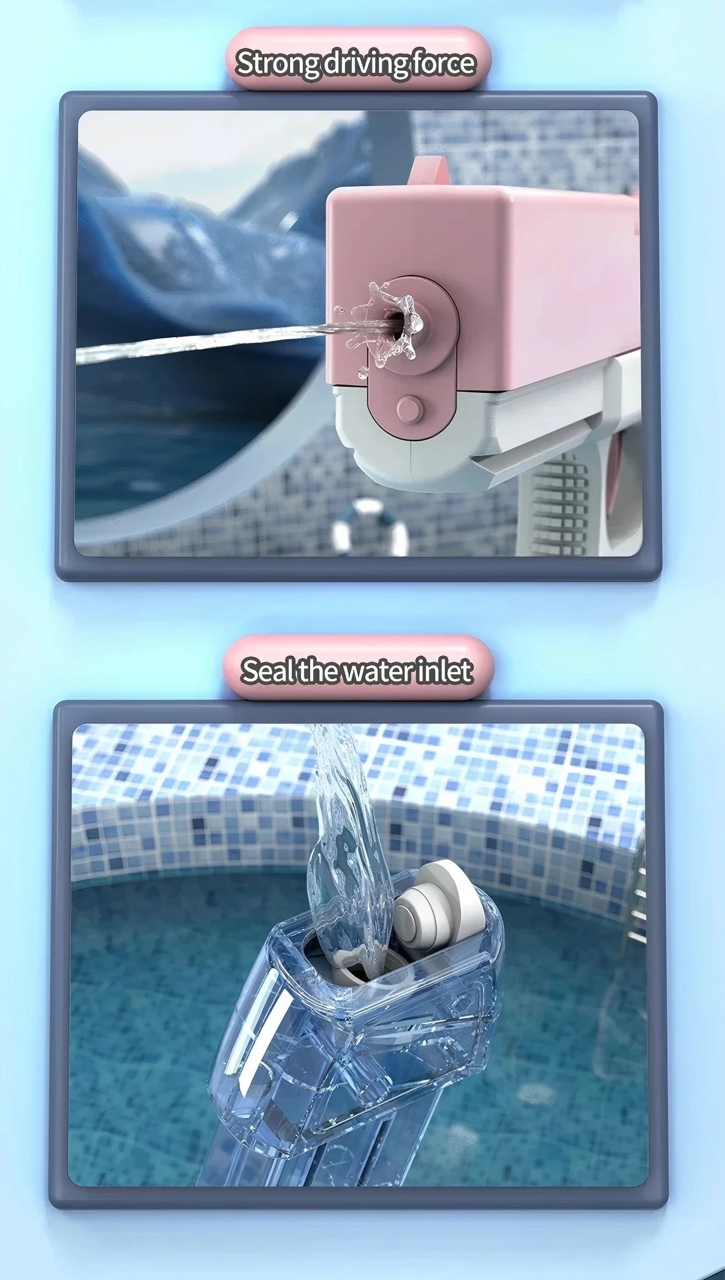 Electric Water Gun Toy Portable Automatic  Electric Burst Water Gun Kids Outdoor Water Toys