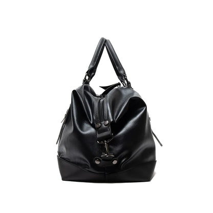 2025 New Men Travel Totes Crossbody Shoulder Bags Large Capacity Handbag Fashion Top-Handle Bag Waterproof PU Leather Laptop Bag