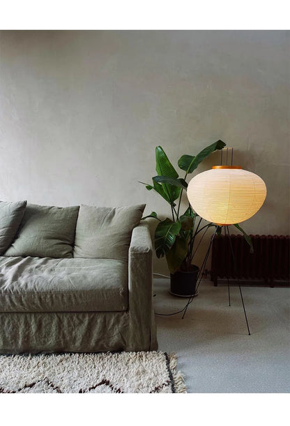 Akari Noguchi Yong Floor lamp Rice Paper Lantern Floor light for Living Room Sofa Bedroom LED Japanese Tripod Floor Lamp