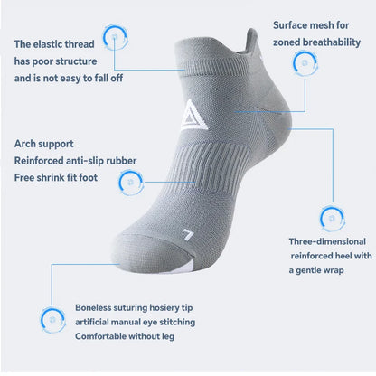 Professional Sports Socks Four Season Quick Drying Running Socks Thin Marathon Socks Deodorant Couple Socks