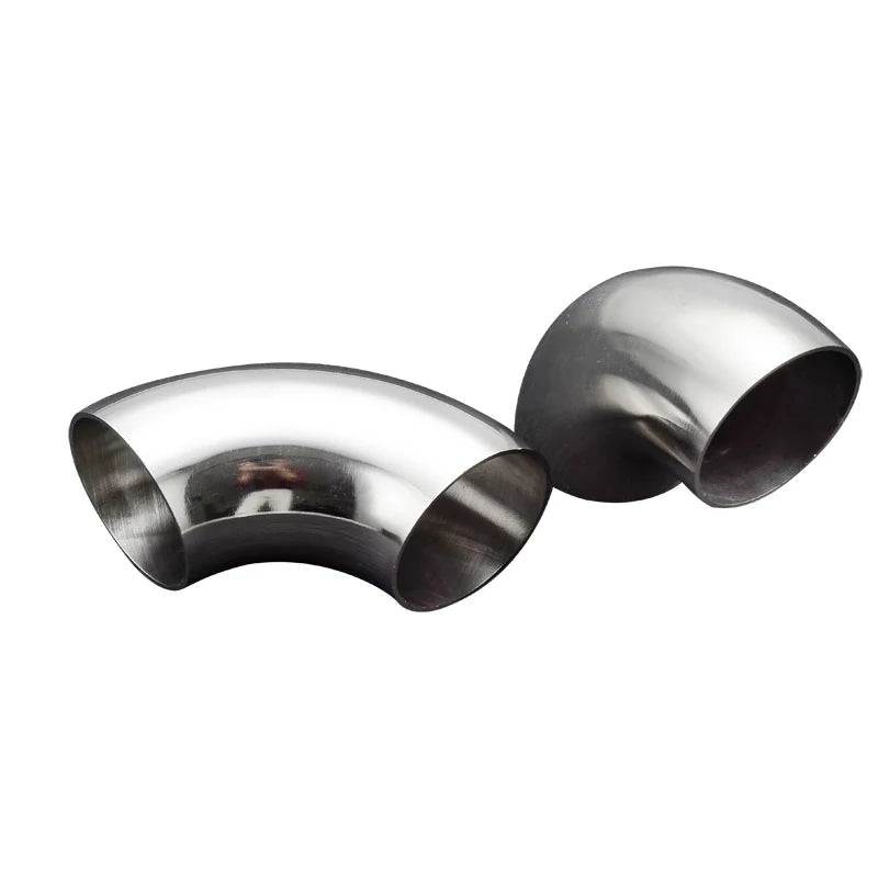 1Pc 304 Stainless Steel 90 Degree Angle Rectangular Welded Elbow Sanitary Fittings Exhaust Pipe Modified DIY Brewing Equipment