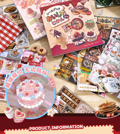 Mr. Paper, Japanese Cuisine Dessert Themed Stickers, Phone Cases, Scrapbooks, Notebooks, Diaries, Decorative Stationery Stickers