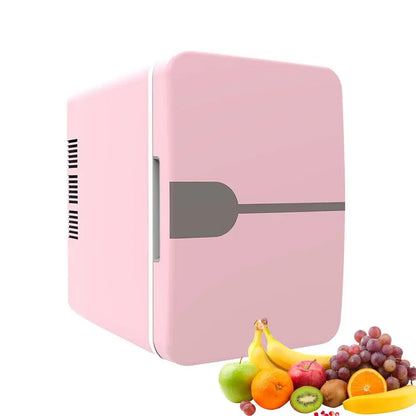 Portable Car Refrigerator 6L Thermal and Cool Fridge 12V DC 220V AC Camping Refrigerator Car Cooler Warmer for Driving Travel