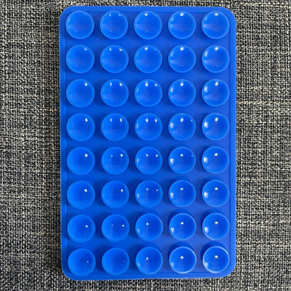 Double-Sided Suction Cup Phone Mount, Silicone Suction Phone Stand Phone Case Adhesive Sticky Phone Grip Hands-Free Phone Grip