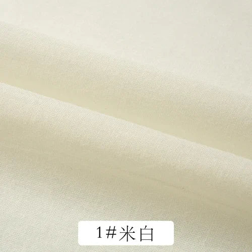 Cotton Summer Solid Color Clothing Lining Cloth White Cotton Dress Mesh Cotton Clothes Lining Fabric