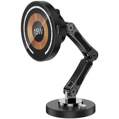 Magnetic Wireless Car Charger Phone Fast Car Charing Air Vent Mount Station For Iphone 15 14 13 12 Pro Max Magnet Phone Holder