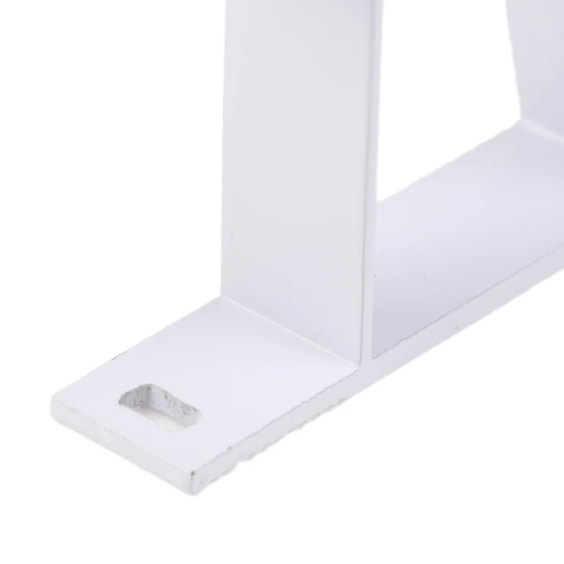 1Pc Double Curtain Rod Brackets Wall Curtain Rod Retainers Bracket Curtain Rod Hooks Aluminum Alloy Curtain Rod Window Hardware