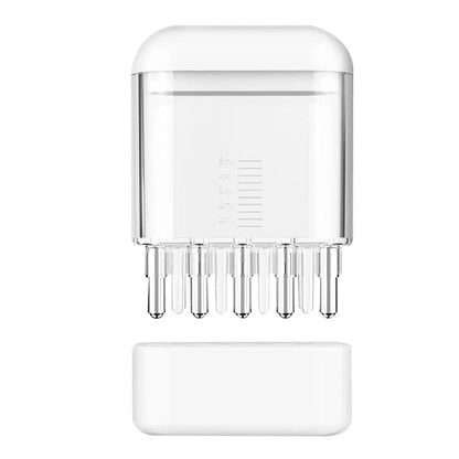 Hair Growth Oil Applicator Comb Scalp Massager Applicator Hair Root Massage Medicine Comb Hexagon Head Oil Roller Hair Care Tool