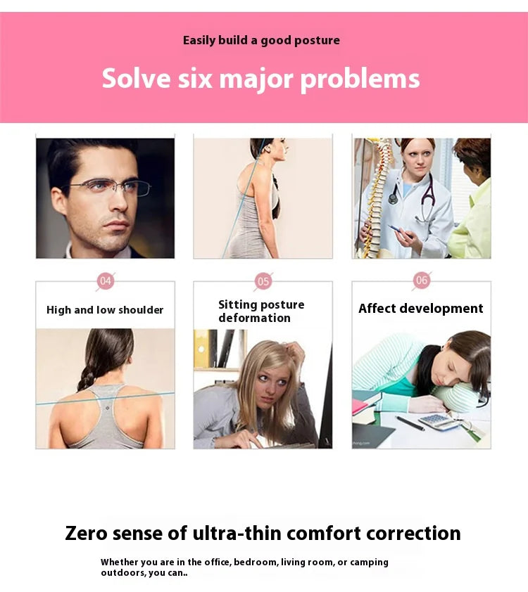 Posture Corrector Anti Humpback Corrector Women Men Posture Correction Back Stabiliser Adjustable Back Support Back Straightener