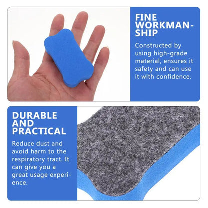 24 Pcs Whiteboard Eraser Dry Erase Erasers EVA Felt Cloth Bone Shaped Teacher Supplies Classroom Accessories Presentation Tools