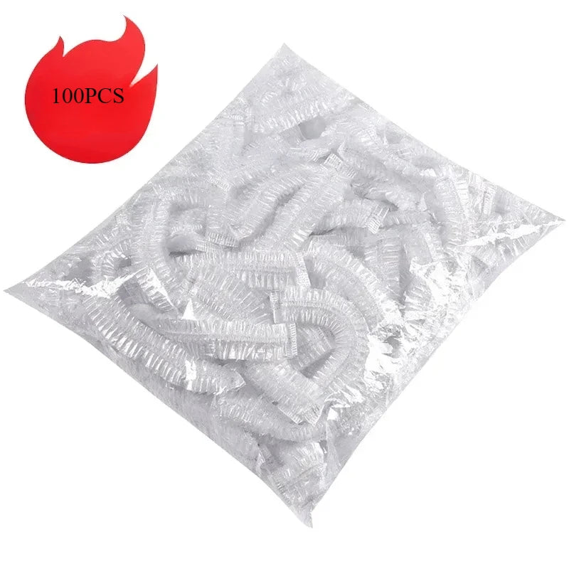 100P Reusable Elastic Bowl Storage Covers for Kitchen Storage, Plastic Film Cover, Food Storage Covers, food Fresh Keeping Cover