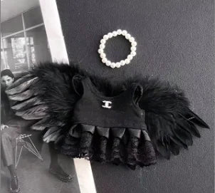 Labubu 17cm Doll Outfits Luxury Vinyl Doll Clothes 1st & 2nd Generation Compatible Delicate Baby Toy Accessories Kids Fashion