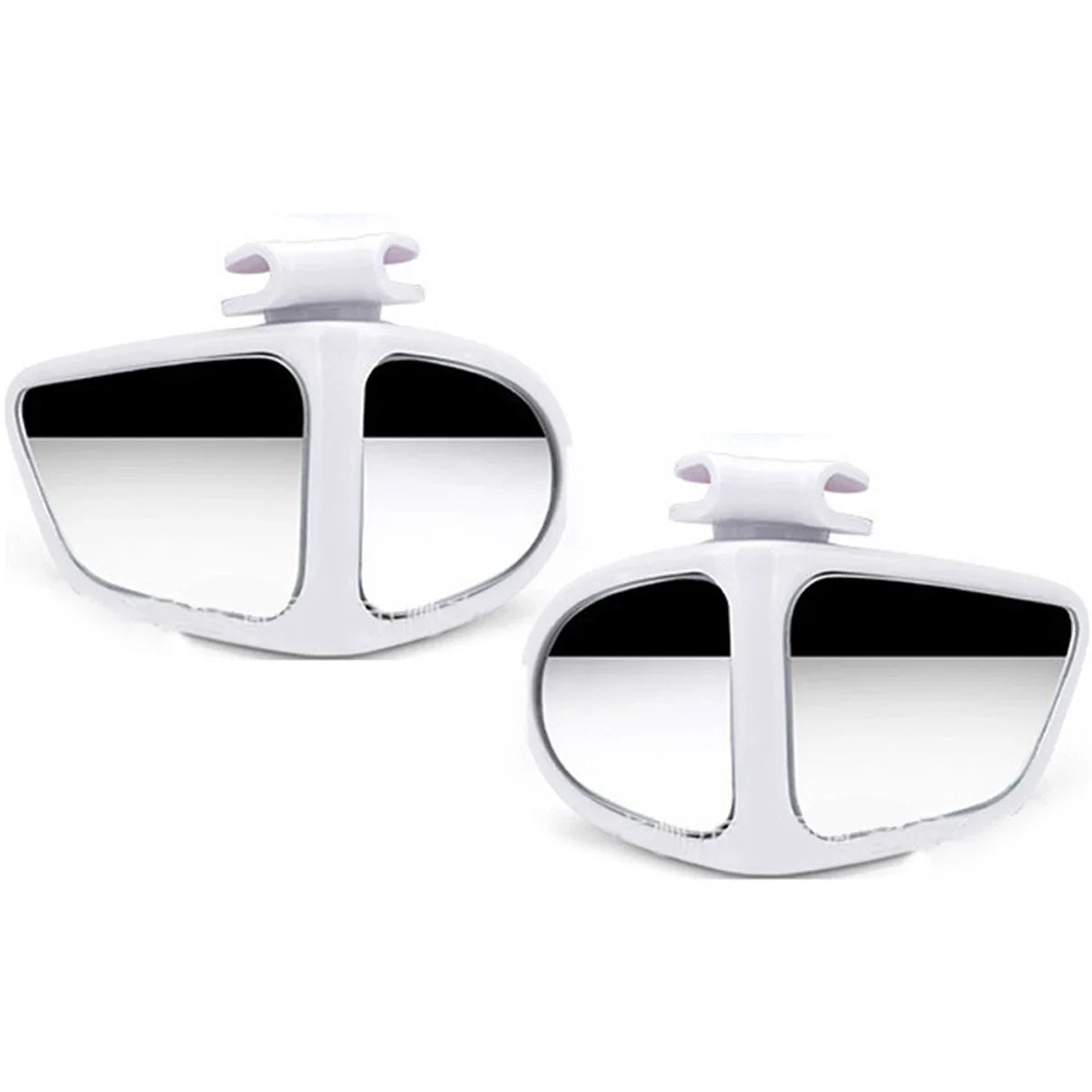 2Pcs Car Rearview Mirrors 360° Blind Spot Mirror Adjustable Rotatable Convex Wide-angle Clear Rearview Safety Mirror Accessories