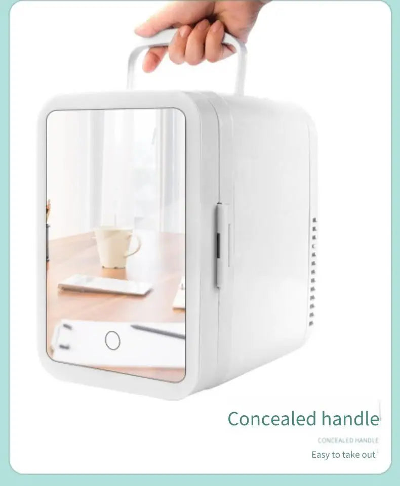 Car refrigerator small household cosmetics skin care products cold storage beauty double small refrigerator car cold storage min