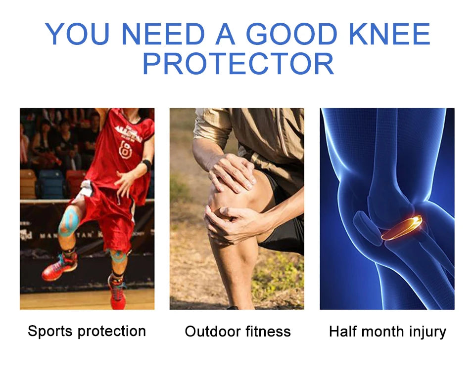 1Pcs Orthopedic Knee Pad Knee Brace Support Joint Pain Relif Patella Protector Adjustable Sport Kneepad Guard Meniscus Ligament