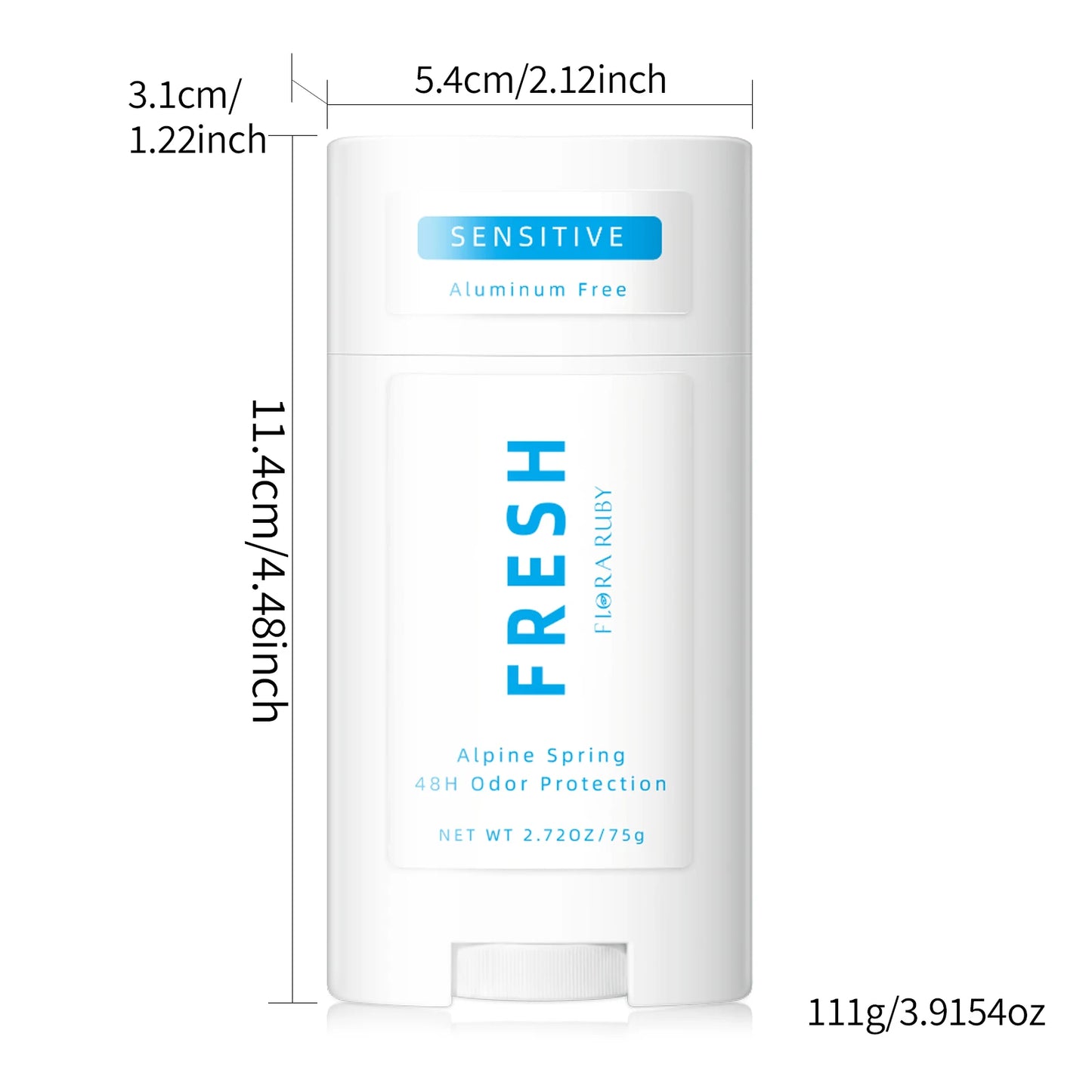 Deodorant Contains Naturally Derived Ingredients, 72 Hour Odor Control | Deodorant for Women Men, Aluminum Free, Coconut Oil 75g