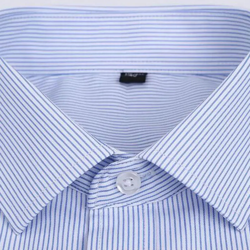 Men's short-sleeved shirt casual non-ironing anti-wrinkle spring summer shirt top high-quality slim-fit formal wear to work