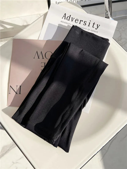 No need wear Underware Yoga Sport Pant Fitness Workout Tights and Soft Women High Waist Running Gym Leggings