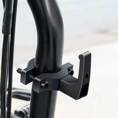 Bicycle Front Hanging Hook Free Punch Sturdy Tube Storage Hook Holder Rack Hanger for Electric Scooter Bike Motorcycle