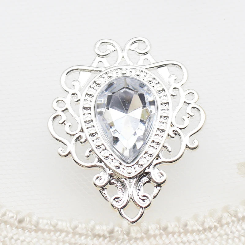 10 pieces of new crystal sewing accessories, sewing accessories, decorations, artificial accessories, used to decorate the party