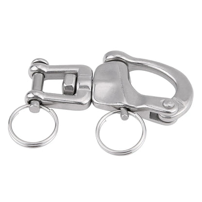 Boat Parts Swivel Shackle Sailboat Sailing Silver Spare Parts Spring Hand Drawn 316 Stainless Steel Accessories