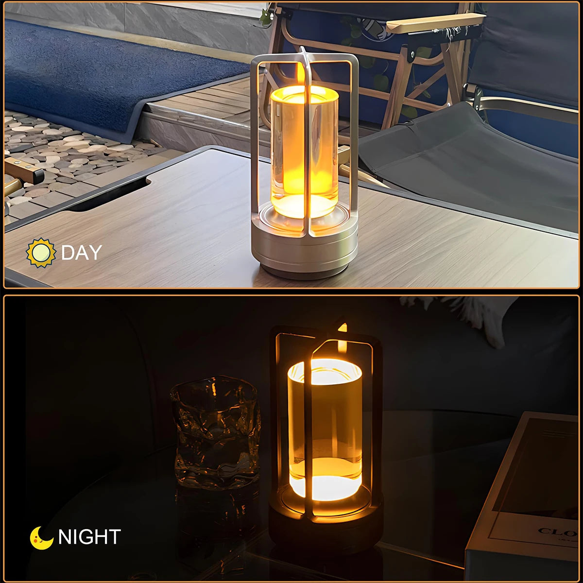 Led Touch Night Table Lamp Aluminium Light Rechargeable Cordless Home Lights Bedroom Desk Restaurant-creative Reading Decorative