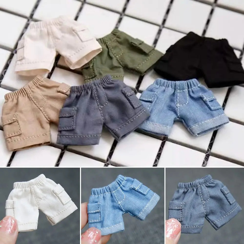 Fashion Doll Accessories For 1/11OB11 Dolls Dolls Wear Shorts Doll Clothes Doll Pocket Shorts Doll Jeans Shorts
