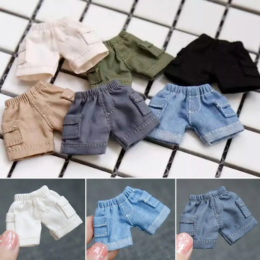 Fashion Doll Accessories For 1/11OB11 Dolls Dolls Wear Shorts Doll Clothes Doll Pocket Shorts Doll Jeans Shorts