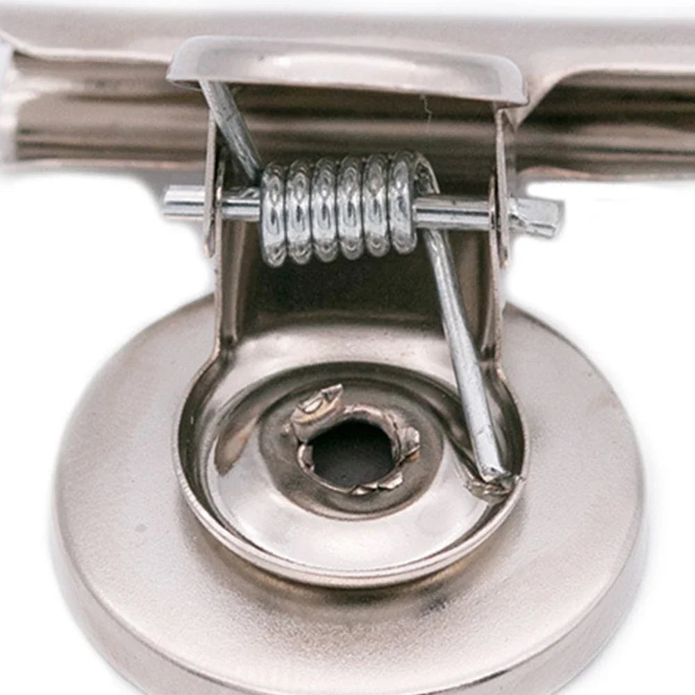 12/60pcs Fridge Strong Clips Magnets Scratch Free Detailed List Display Fastener Powerful Magnetic Paper Clip for Refrigerator