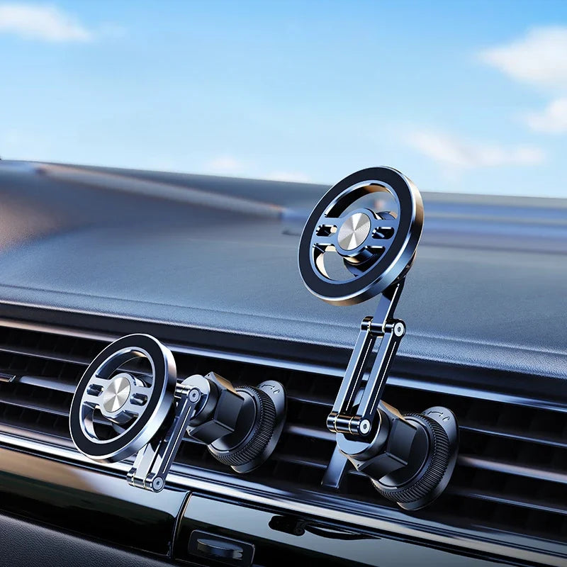 Eary for Magsafe Car Mount Magnetic Phone Holder for Car Vent 360°Rotation Folding for iPhone 16 15 14 13 Pro Max All Phones